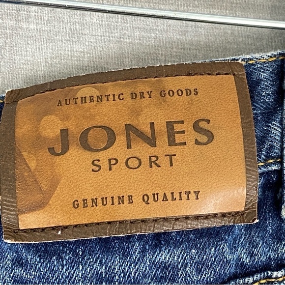 Jones Sport Mom Jeans Womens Sz 12 Blue Cotton High Waisted Straight Medium Wash - Picture 5 of 10